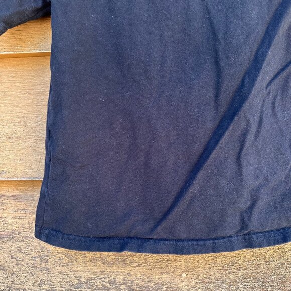 Black Boys M (8) T-Shirt With Neon Green Glow-In-The-Dark Skull Graphic 100% Cot - Picture 12 of 12